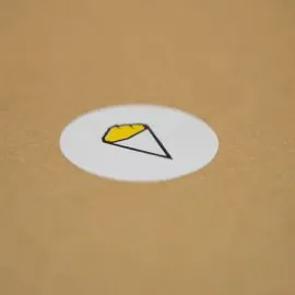 Customized Customizable stickers 4,5x4,5 CM | STICKER | HOT FOIL PRINTING