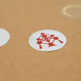 Personalisierter Sticker 4,6x3,1 CM | STICKER | HEISSDRUCK