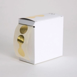 Aufkleber Rundes brillenförmiges Etikett