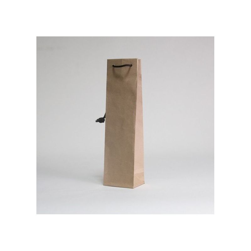 Customized Bags with rope or ribbons handles Kraft bottle bag
