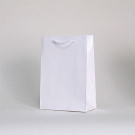Taschen mit Seil- oder Bandgriffen Papiertragetasche NOBLESSE Plastifiziert
