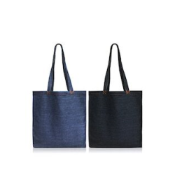 Borsa denim riutilizzabile