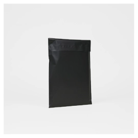 Customized Plastic pouches Black matte synthetic pouch