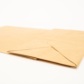 Maschinengefertigte Papiertüten Braune Papiertüte BOX