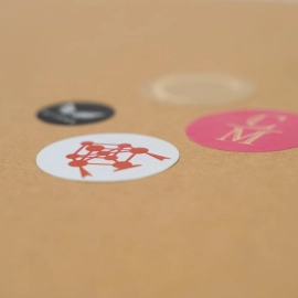 Adhesivo personalizado Etiqueta redonda (3/06)