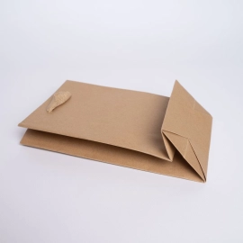 Maschinengefertigte Papiertüten Papiertragetasche NOBLESSE Kraft