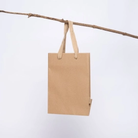 Maschinengefertigte Papiertüten Papiertragetasche NOBLESSE Kraft