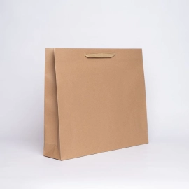 Maschinengefertigte Papiertüten Papiertragetasche NOBLESSE Kraft