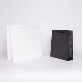 Sacs avec poignées de corde ou en ruban Sac papier Noblesse plastifié