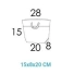 Sacs avec poignées de corde ou en ruban Sac papier Ciment Premium