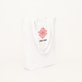BOLSA DE ALGODÓN | BOLSO TOTE CON BOLSILLO