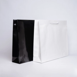 NOBLESSE-TASCHE AUS LUXURIÖSEM LAMINIERTEM PAPIER