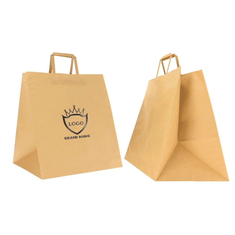 SAC POIGNÉES PLATES BOX KRAFT NATUREL SAC POIGNÉES PLATES BOX KRAFT NATUREL