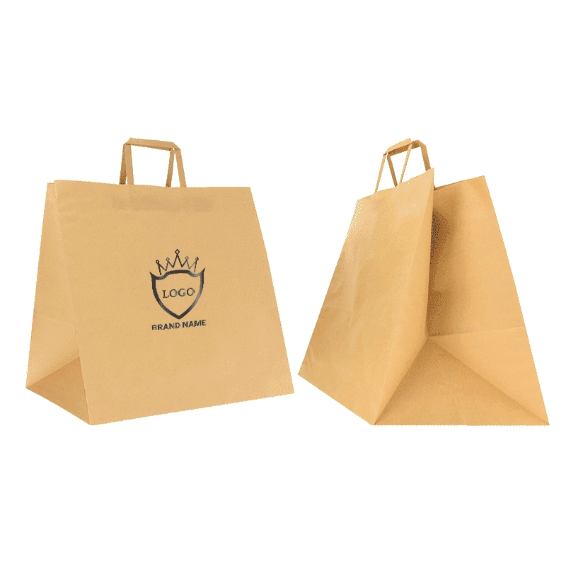 BOLSA BOX CON ASAS PLANAS KRAFT NATURAL BOLSA BOX CON ASAS PLANAS KRAFT NATURAL
