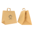 BOLSA BOX CON ASAS PLANAS KRAFT NATURAL