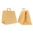 BOLSA BOX CON ASAS PLANAS KRAFT NATURAL