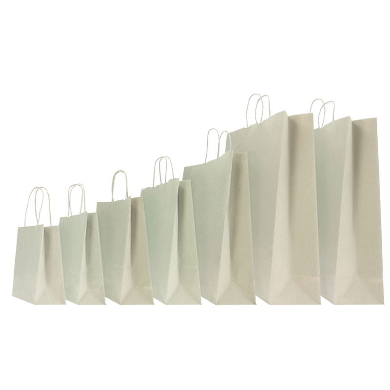 BOLSA DE PAPEL SAFARI DE COLORES CON ASAS TORCIDAS