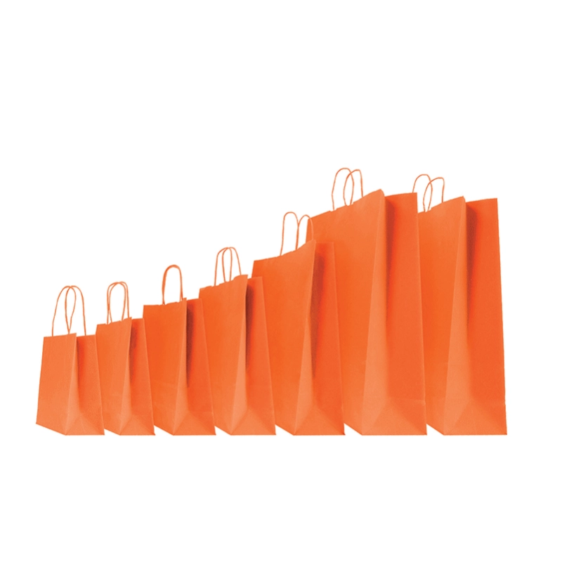 COLORED SAFARI PAPER BAG WITH TWISTED HANDLES COLORED SAFARI PAPER BAG WITH TWISTED HANDLES