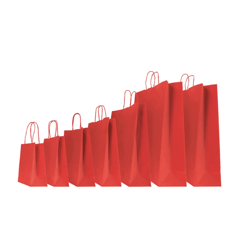 COLORED SAFARI PAPER BAG WITH TWISTED HANDLES COLORED SAFARI PAPER BAG WITH TWISTED HANDLES