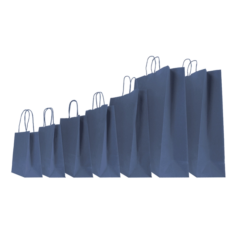 COLORED SAFARI PAPER BAG WITH TWISTED HANDLES COLORED SAFARI PAPER BAG WITH TWISTED HANDLES