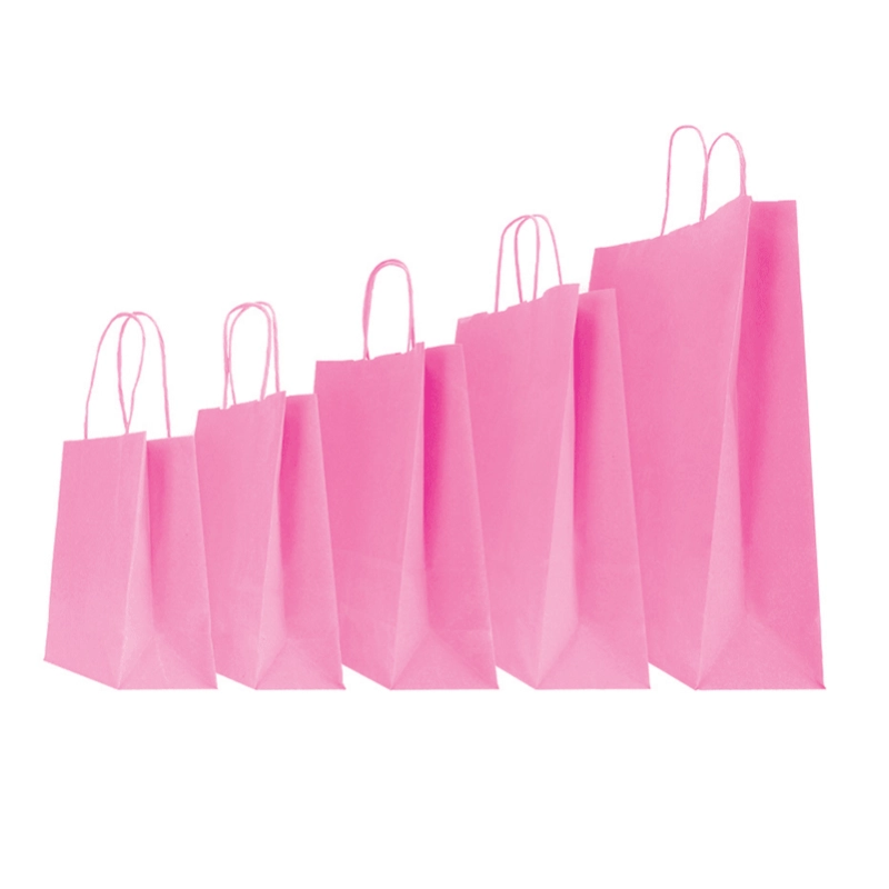 COLORED SAFARI PAPER BAG WITH TWISTED HANDLES COLORED SAFARI PAPER BAG WITH TWISTED HANDLES