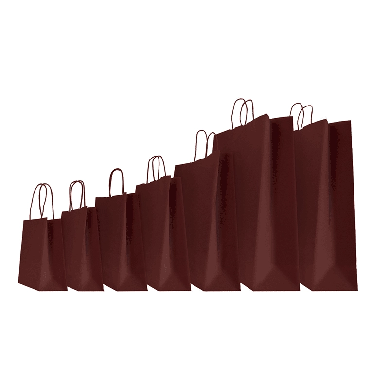 SAC PAPIER SAFARI COLORÉ AVEC POIGNÉES TORSADÉES - Sac papier personnalisé Safari - Centuryprint