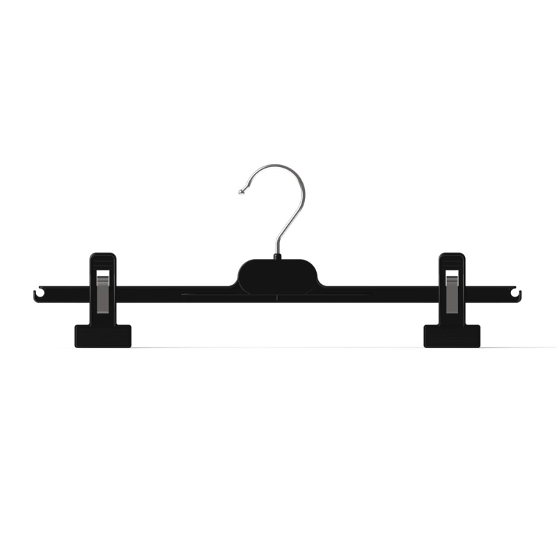 Percha inferior ajustable | Agarres antideslizantes | Gancho giratorio cromado | Negro | Tamaños de 22 a 46 cm - Inicio - Centuryprint