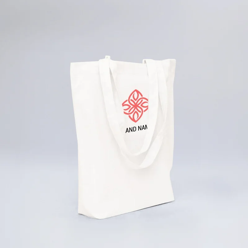 BORSA IN COTONE | 38x42 CM | BORSA TOTE CON TASCA - 38x42 CM - Centuryprint