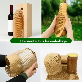 PAPEL DE REGALO EN FORMA DE PANAL