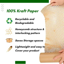 CADEAUPAPIER MET HONINGRAATSTRUCTUUR