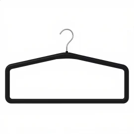 Percha rectangular con marco cerrado | 46 x 2,4 cm | Negra |CUR46PP...