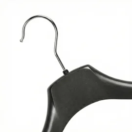 Percha premium antideslizante con gancho giratorio de 360° | Negra ...