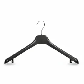 Cintres robustes à larges épaules | Encoches antidérapantes | Noir | Tailles 44 et 49 cm