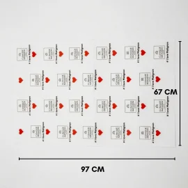 ZIJDEPAPIER | 67X97 CM - 67 x 97 CM | Centuryprint