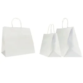TWISTED HANDLE PAPER BAG | 26x11x35 - Personalized shopping bag Saf...