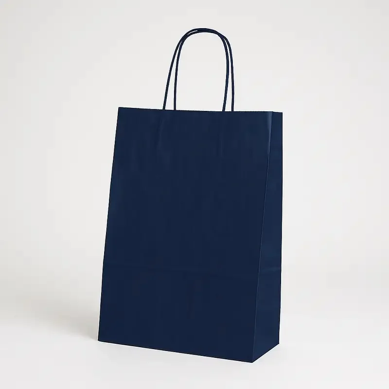 BOLSA DE PAPEL CON ASA TRENZADA | 26x11x35 - Bolsa personalizada Safari - Centuryprint