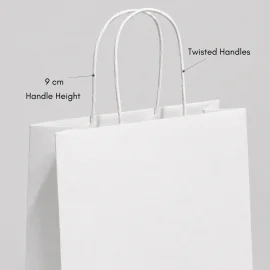 SAC EN PAPIER À POIGNÉES TORSADEES | 30 x 22 x 10 cm |IMPRESIÓN COM...