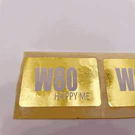 3x3 CM | STICKER | HOT FOIL PRINTING
