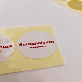 Personalisierter Sticker 4,6x3,1 CM | STICKER | HEISSDRUCK