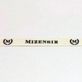 Gepersonaliseerde Grove korrel lint 9 MM | GROSGRAIN LINT | ZEEFDRUK