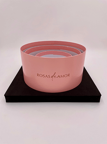 Boîte ronde Boîte sur mesure pour Rosas de Amor